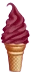 blackberry soft serve